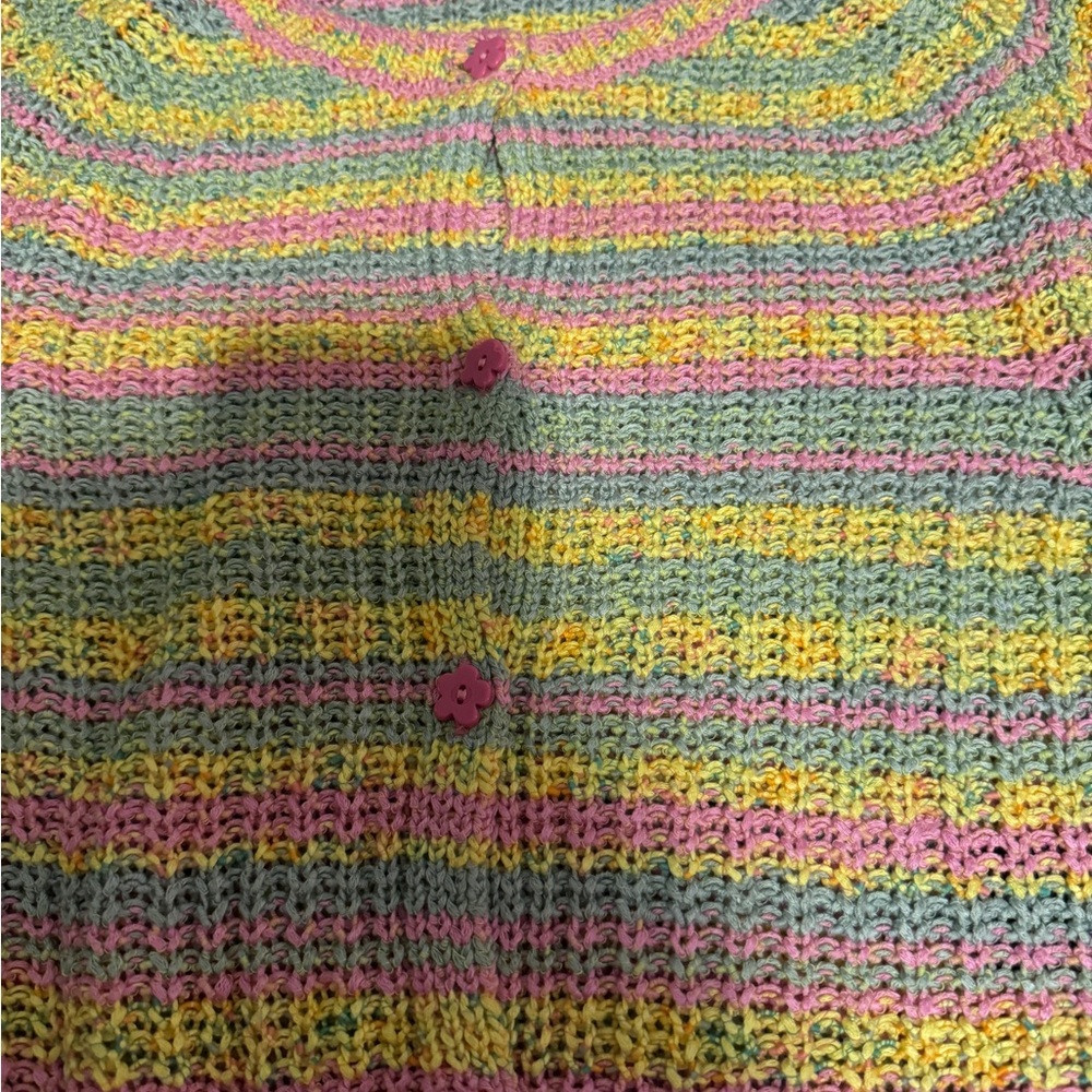Urban Outfitters Cropped Colorful Sweater